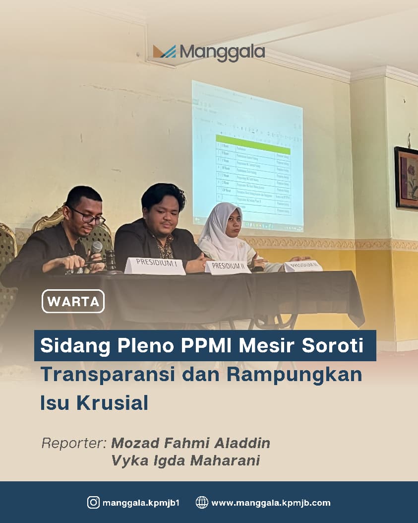 Sidang Pleno PPMI Mesir Soroti Transparansi dan Rampungkan Isu