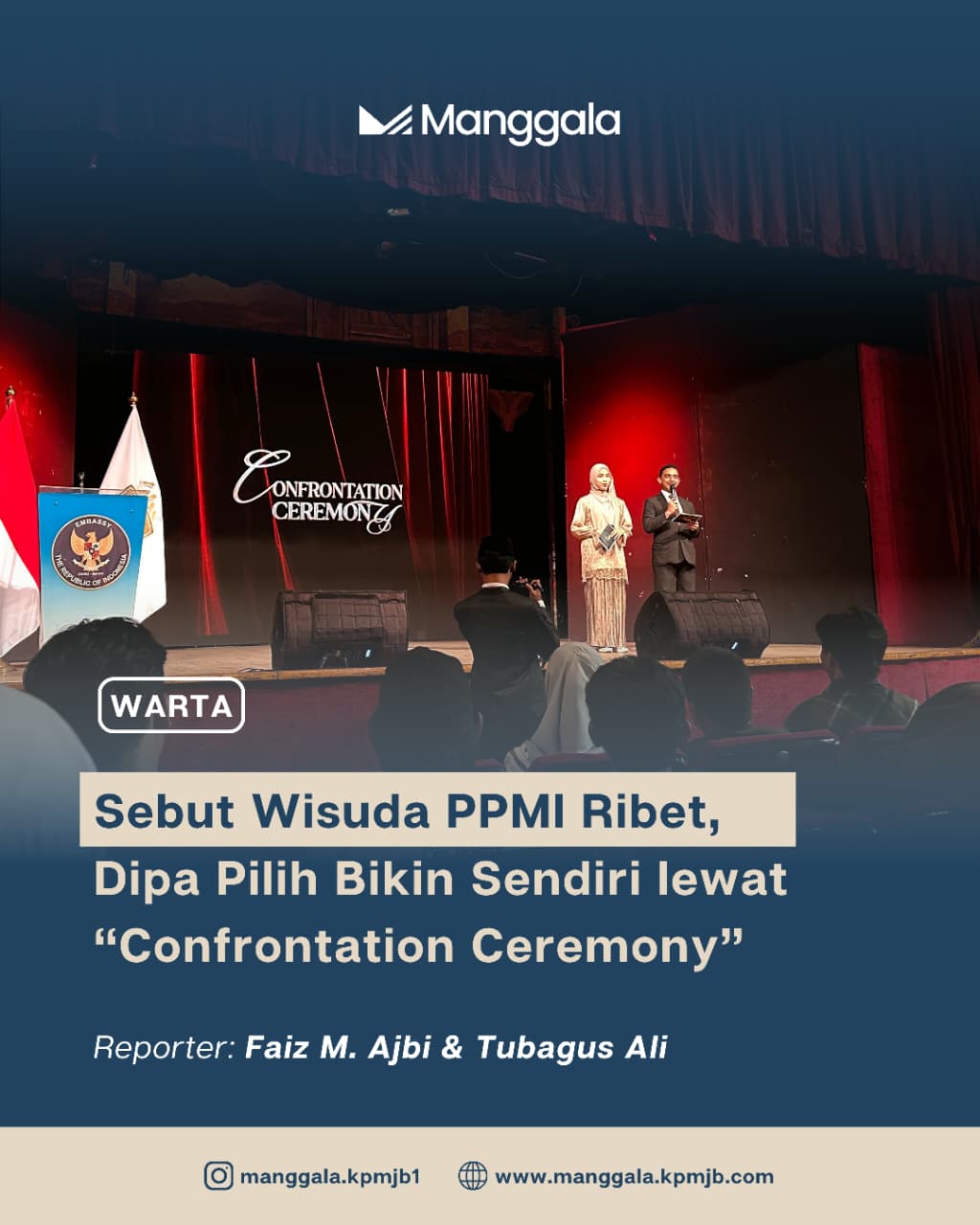 Sebut Wisuda PPMI Ribet, Dipa Bikin Sendiri Lewat “Confrontation Ceremony”